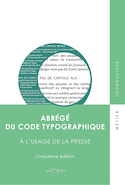 Abrégé du code typographique